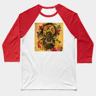 Asian motif Baseball T-Shirt